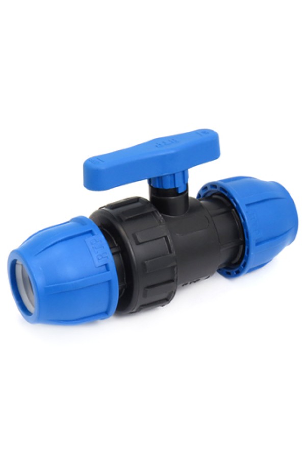 Кран шаровой разъёмный ПНД 32 х 32 мм