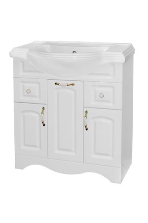 Тумба под раковину 'НАТАЛИЯ 80' (КЛАССИК 80) белая