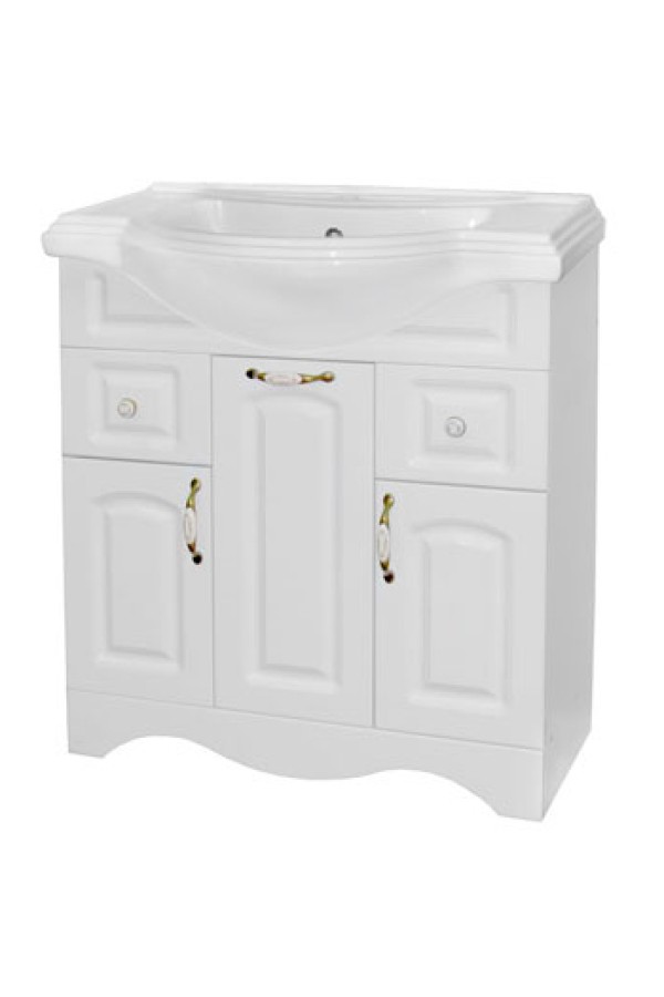 Тумба под раковину 'НАТАЛИЯ 80' (КЛАССИК 80) белая