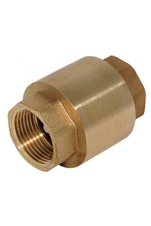 Клапан обратный SM-02104 3/4 дюйма F-F с пластиковым седлом