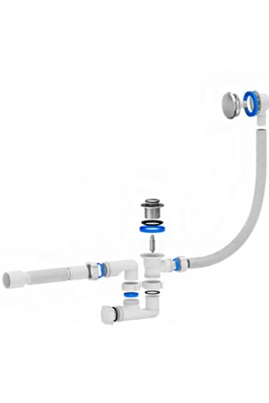 Сифон для ванны АНИ ЕС255 GS 1-1/2 дюйма x40/50 клик-клак