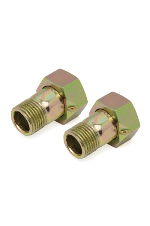 Комплект патрубков для счётчика РОССИЯ 1/2 дюйма (комплект 2 шт.)