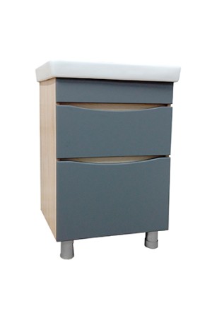 Тумба под раковину 'ЖЕНЕВА 60' дуб-Сонома/графит (COMO 60)