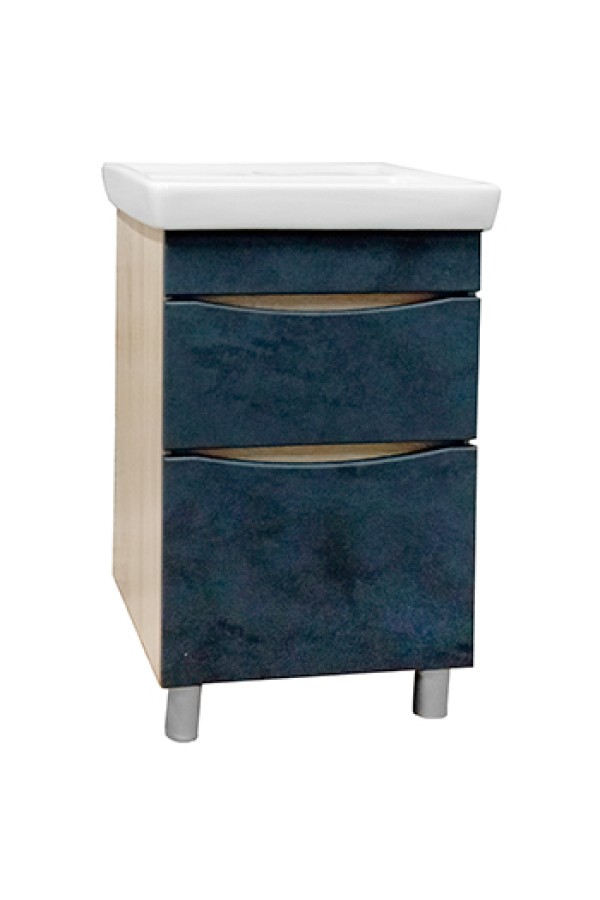 Тумба под раковину 'ЖЕНЕВА 60'дуб-Сонома/графит бетон (COMO 60)