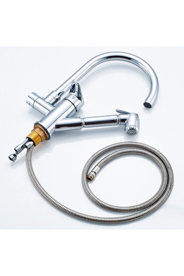 Смеситель для кухни с дополнительной выдвижной лейкой MATRIX SMF-670012