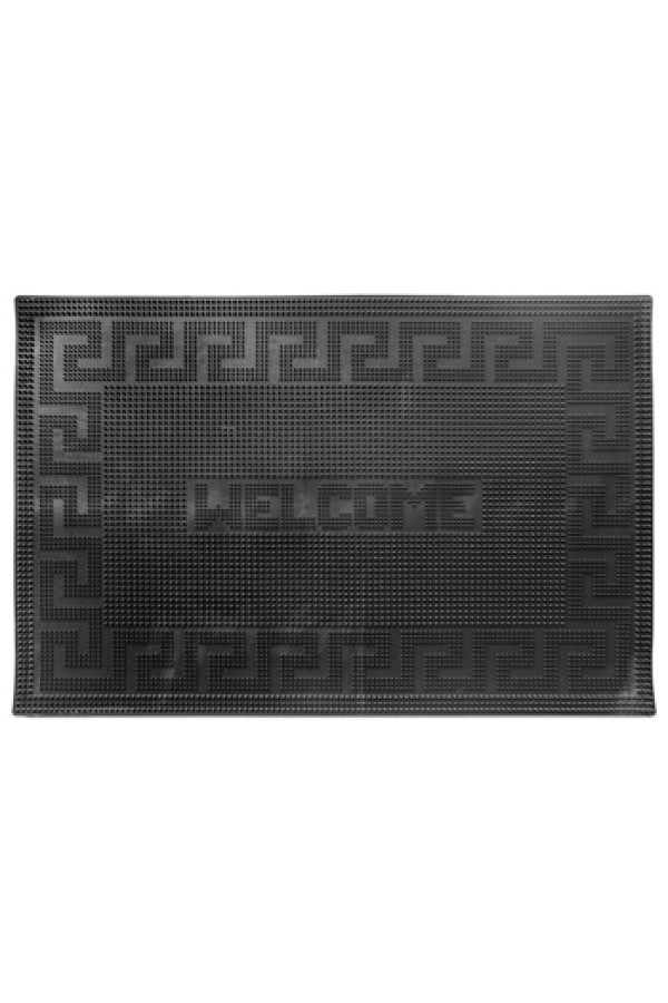 Коврик придверный PIN МАТ 'WELCOME'серый (400х600)
