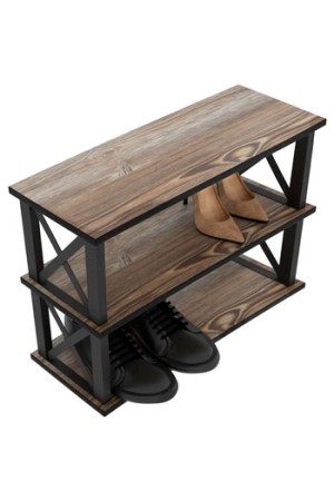 Обувница Лофт 750х300х490 муар 9005 Намибия