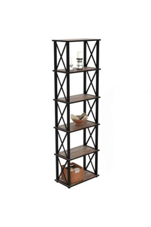 Стеллаж Лофт-6 500х300х1820 муар 9005 Намибия