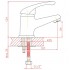 Смеситель для раковины CRON CN1003