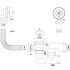 Сифон для ванны регулируемый АНИ С6250 'ВАРЯГ' 1-1/2 дюйма x40