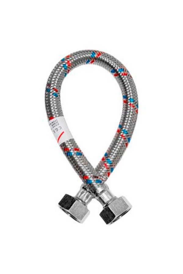 Гибкая подводка для воды FLEXITUB 1/2 дюйма 20 см F-F