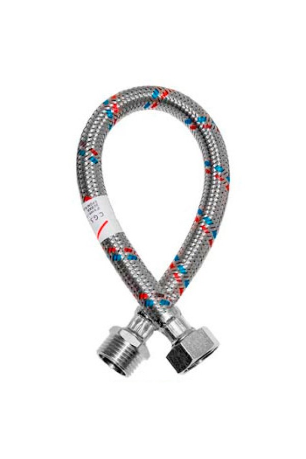 Гибкая подводка для воды FLEXITUB 1/2 дюйма 60 см F-M
