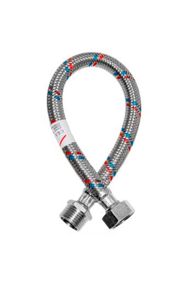 Гибкая подводка для воды FLEXITUB 1/2 дюйма 120 см F-M