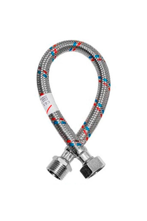 Гибкая подводка для воды FLEXITUB 1/2 дюйма 250 см F-M