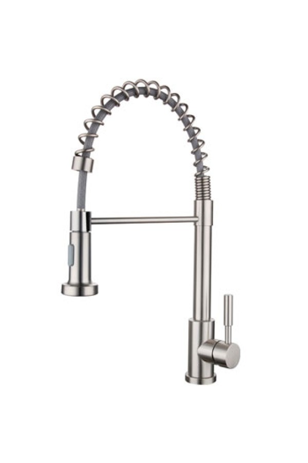 Смеситель для кухни пружинный MATRIX SMF-363897 (нержавеющая сталь)