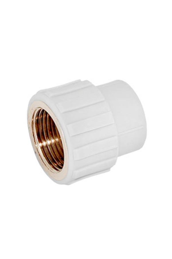 Полипропиленовый переходник W-S25F5 25 мм х 1 дюйм F