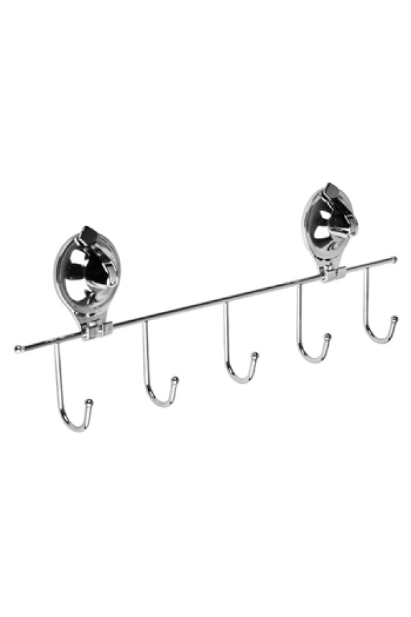 Крючок на планке Air-lock UI-1004 (5 шт.) на вакуумных присосках