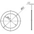 Прокладка для сифона плоская АНИ М065 D=48/65