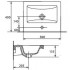 Раковина мебельная CERSANIT 'СОМО 50'