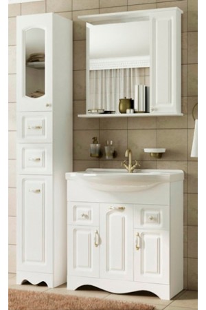 Зеркало-шкаф для ванной 'НАТАЛИЯ 55' правое