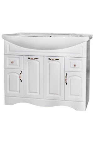 Тумба под раковину 'НАТАЛИЯ 105' (ЭЛЕГАНС 105) (2 ящика)