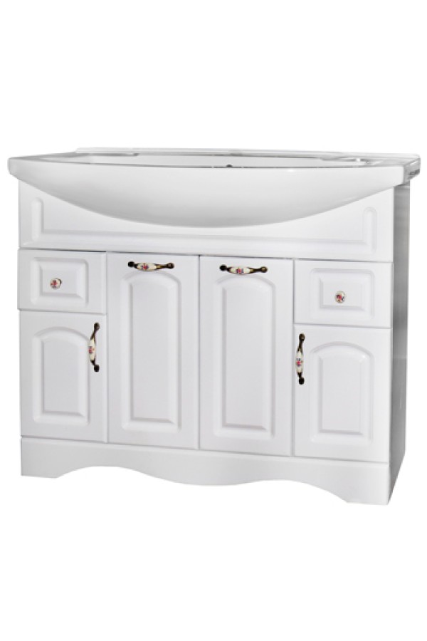 Тумба под раковину 'НАТАЛИЯ 105' (ЭЛЕГАНС 105) (2 ящика)