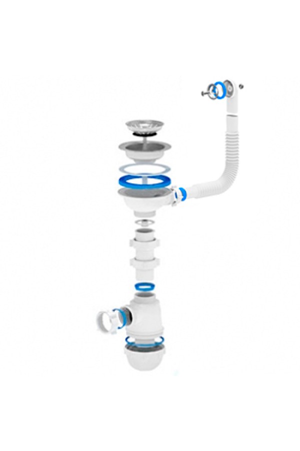 Сифон АНИ ГРОТ А0142S 3-1/2 дюйма х40