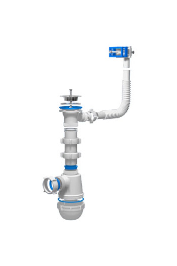 Сифон АНИ ГРОТ A0140S 1-1/2 дюйма х40