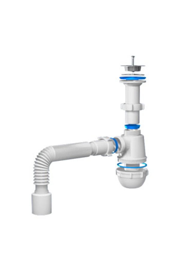 Сифон АНИ ГРОТ A0510 1-1/2 дюйма х40