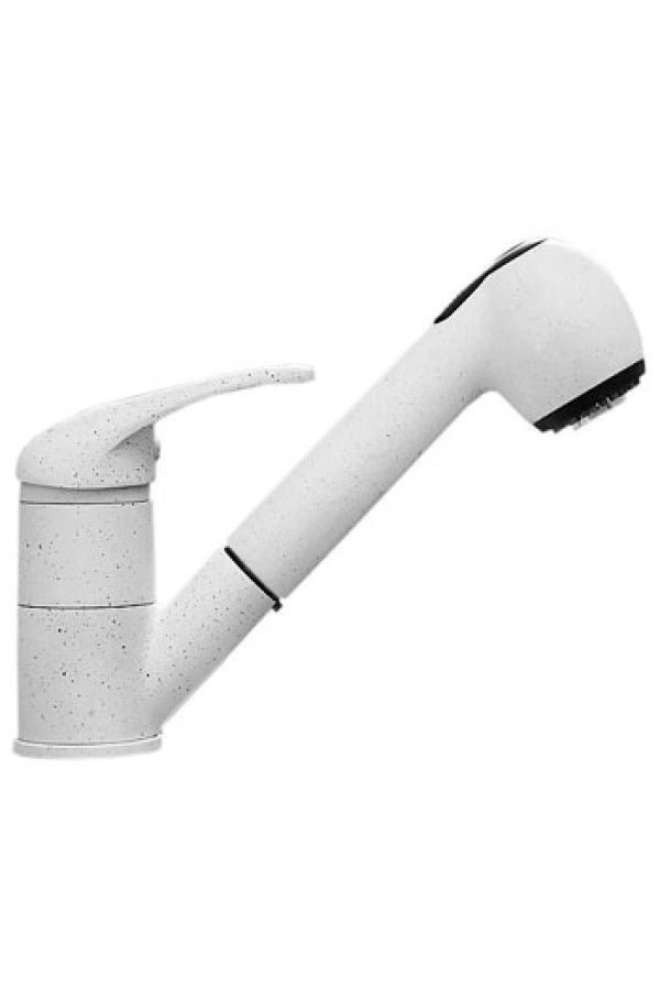 Смеситель для кухни с выдвижной лейкой MATRIX SMF-62447/WT