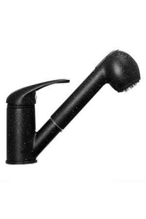 Смеситель для кухни с выдвижной лейкой MATRIX SMF-62447/BK