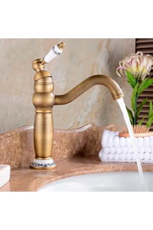 Смеситель для раковины MATRIX SMF-323270/BZ ретро бронза