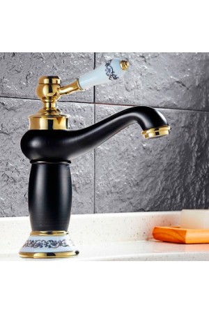 Смеситель для раковины MATRIX SMF-323270/BK ретро чёрный