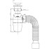 Сифон WIRQUIN 'NEO' 1-1/2 дюйма х40 (30987075) с гофротрубой