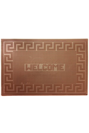 Коврик придверный PIN МАТ 'WELCOME' шоколад (400х600)
