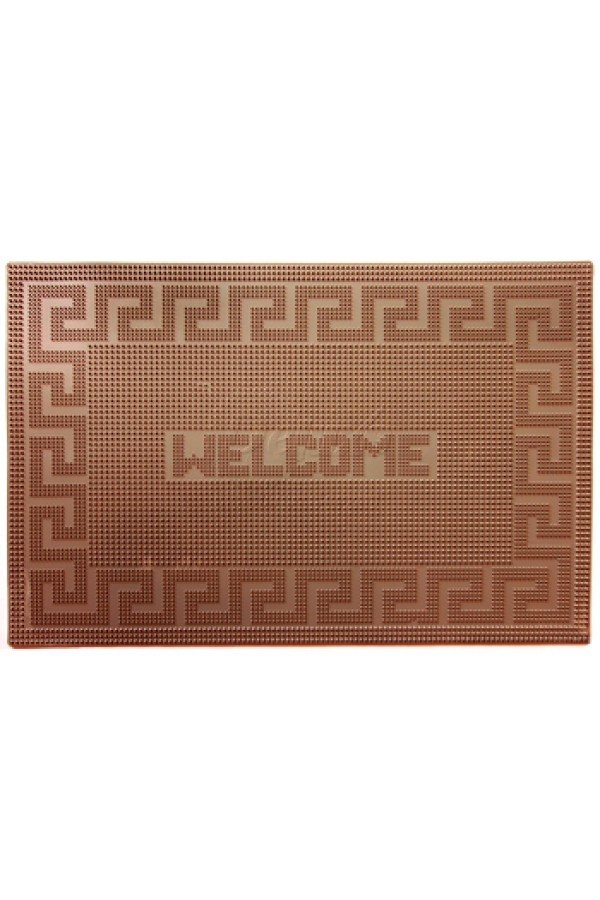 Коврик придверный PIN МАТ 'WELCOME'шоколад (400х600)