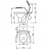 Унитаз компакт ОсколКерамикс 'ПЕРСОНА' с опорно-откидным поручнем для людей с ОДВ