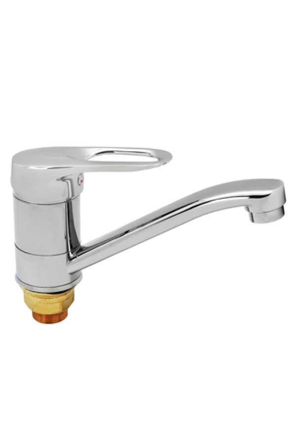 Смеситель для кухни SAMARA 'K-40L15-NUT-RUS-2' (на гайке)