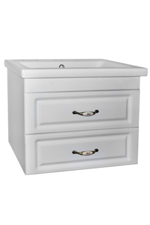 Тумба под раковину подвесная 'НАТАЛИЯ 60' (COMO 60) белая