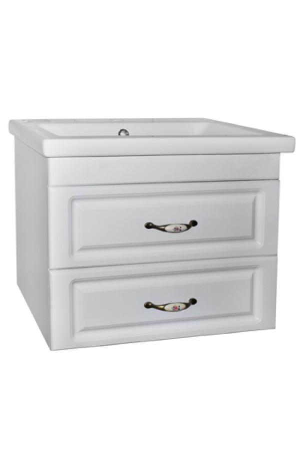 Тумба под раковину подвесная 'НАТАЛИЯ 60' (COMO 60) белая