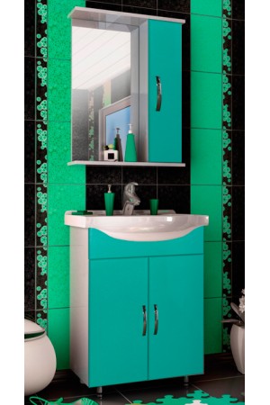 Тумба под раковину 'БАЛИ 55' (УЮТ 55) зелёная
