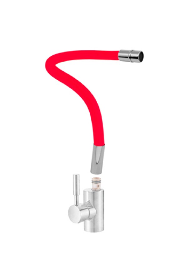 Излив для смесителей SMF-S1950/RD (тип 2) красный силиконовый