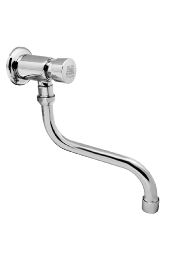 Смеситель нажимной настенный с таймером MATRIX 'TEMPOR' SMT-3001 (один вход для воды)