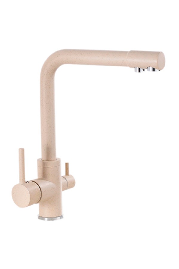 Смеситель для кухни MATRIX SMF-323607/KK персик (2 in 1) для подключения фильтра питьевой воды