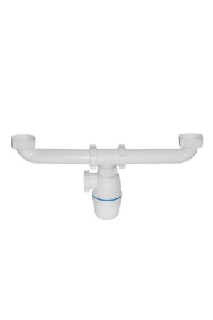 Сифон двойной ORIO А-40090 1-1/2 дюйма х 40