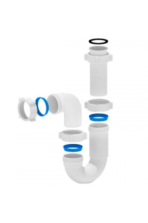 Сифон АНИ D0120 1-1/2х40 дюйма прямоточный без выпуска