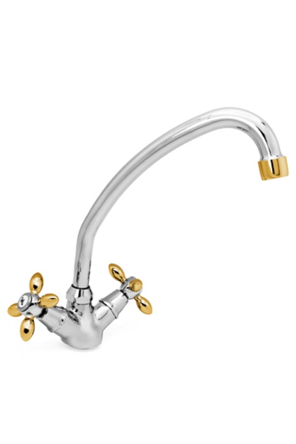 Смеситель для кухни SAMARA 'АЗАЛИЯ ЗОЛОТО'