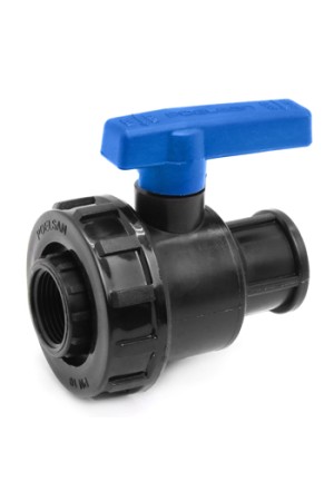 Кран шаровой ПНД 3/4 дюйма F-F