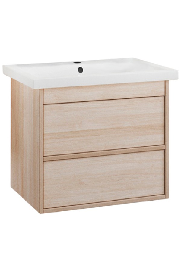 Тумба под раковину подвесная 'КАНАДА 60' (COMO 60) Дуб сонома