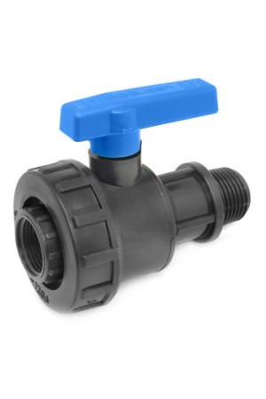 Кран шаровой ПНД 3/4 дюйма F-M